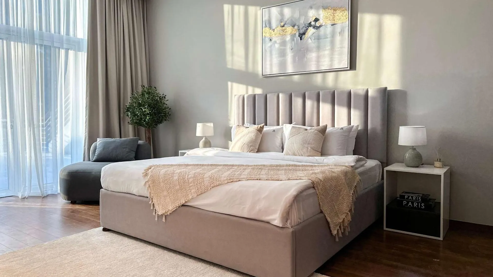 Upgraded 1Br Paradise With Private Garden - Oceana Dubaj Egyesült Arab Emírségek